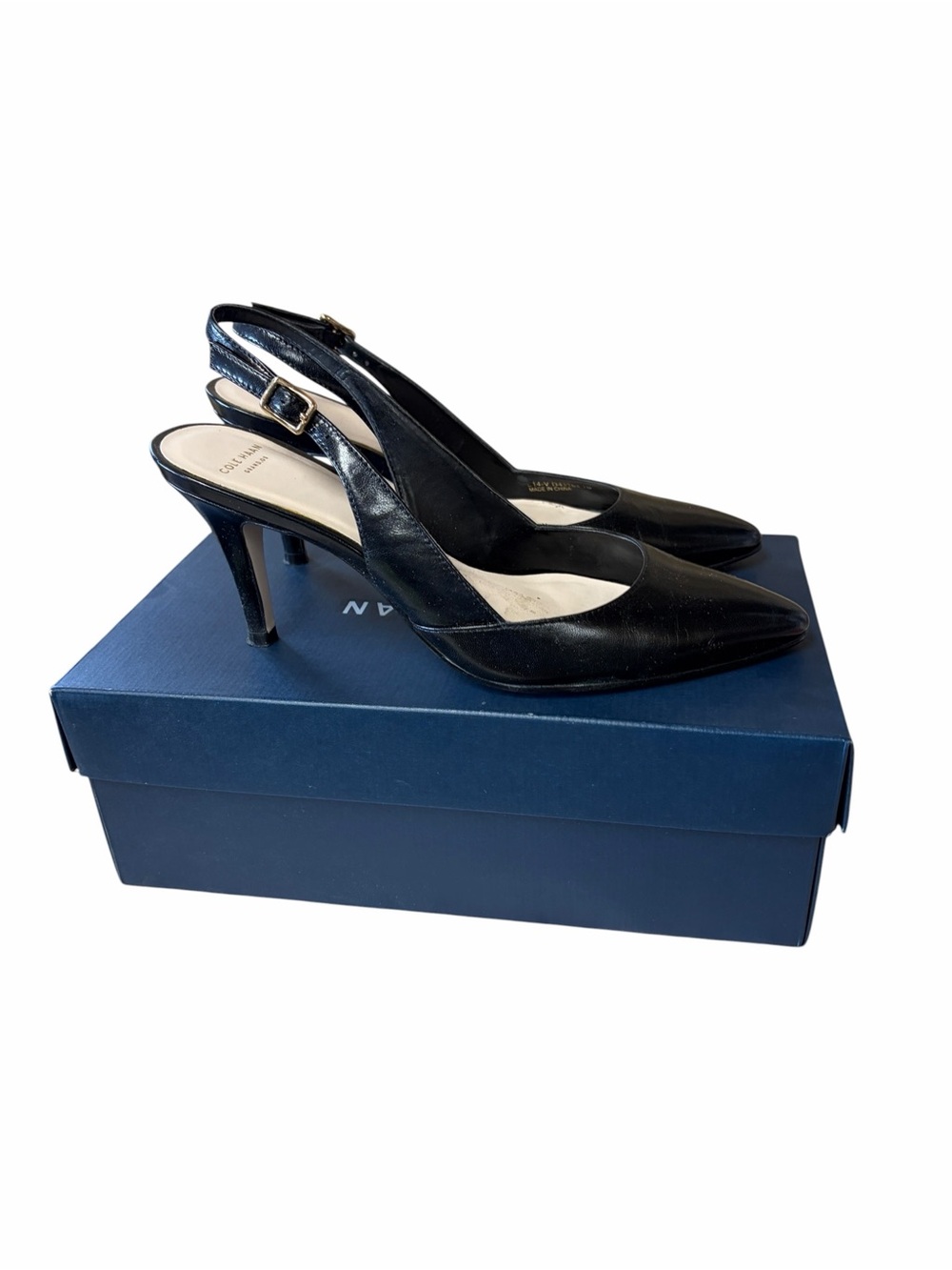 Cole Haan Kyle Leather Slingback Pumps - Classic Women's Heels - 7